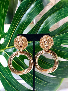 MAJESTY EARRINGS-GOLD